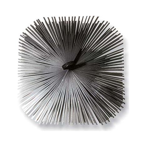 SCOVOLO ACCIAIO X CAMINO DOMUS - MA 12 MM 250X250- 2 pezzi