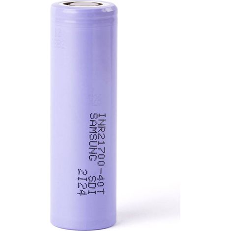 Samsung – Pile rechargeable 21700 INR2170040T – Li-Ion 3.6 V 4000 mAh – Courant de décharge max. 45 A – Pour applications haute performance - MAH 1 PC (1/3)