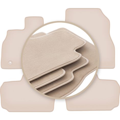 Tapis beiges PREMIUM pour : Nissan Leaf I berline 2010-2017 (1/5)