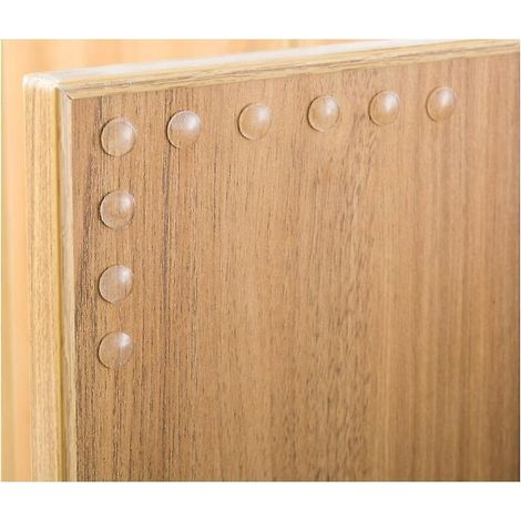 Selbstklebende Gummimöbelgleiter mit Schalldämmung und Türstopper aus Kunststoff für Küchenschubladen oder Schränke (1/4)