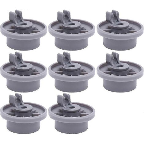 8 Roues pour panier inférieur universel pour lave-vaisselle Siemens Bosch : (1/4)