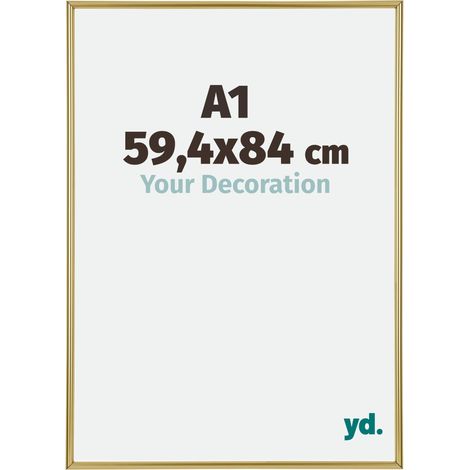 Cadre Puzzle A1 - 59.4x84 cm - Or - Plastique - Annecy. (1/5)