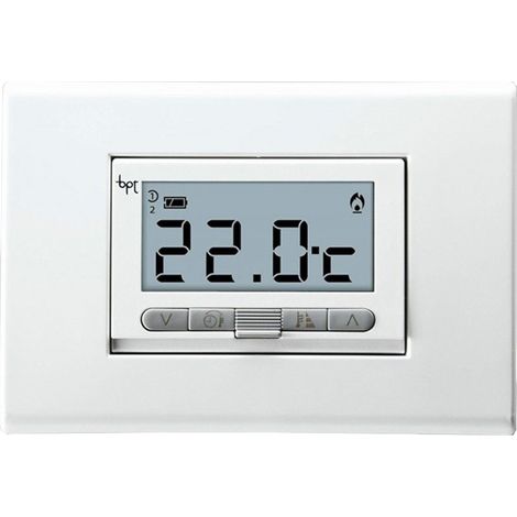 Termostato ambiente digitale da incasso BPT TA-350 Bianco 69400010