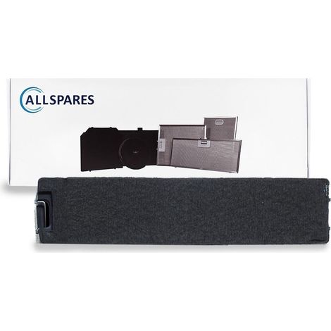 Filtro de carbón AllSpares para campanas extractoras compatible con DKF13-1 (480x115x27mm) (1/5)
