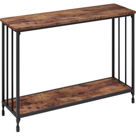 Table Console Fine, Petite Table de Présentation, Table d’Entrée, Bout de Canapé, Table d'Appoint Long, pour Couloir (1/5)