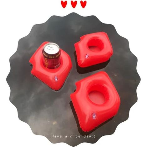 Lot de 2 porte-gobelets, porte-gobelets en PVC épais, porte-gobelets à rebord, adaptés aux rebords de piscine (1/4)