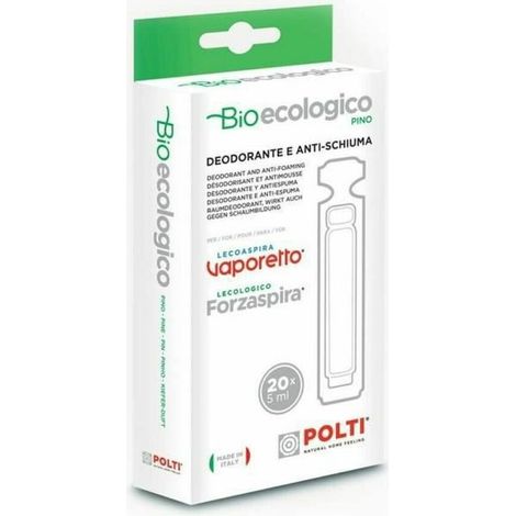 Desodorizante Antiespumante Polti Vaporetto Lecoaspira 20 dosettes