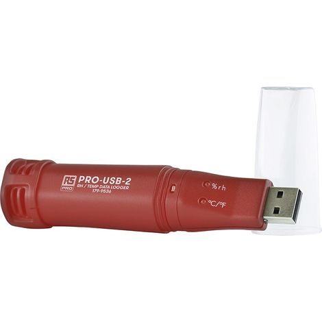 Enregistreur de données RS PRO Pro-USB-2, Humidité, Température, Point de rosée, Humidité, température, 1voie voies ( Prix pour 1 )