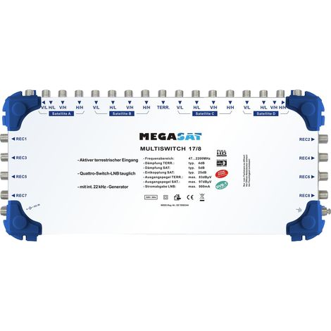 Commutateur MEGASAT 17/8 0600154