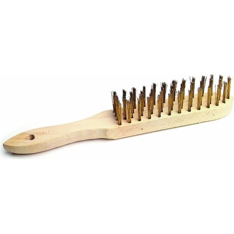 Brosse à main en acier rond - 3 rangs - KIBROS