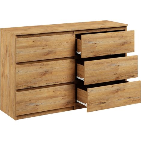 Kommode mit 6 Schubladen 120 artistan Sideboard Bella (1/5)