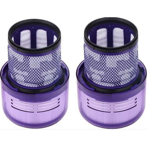 2pcs Filtres de Rechange pour V11 SV14 Cyclone Torque Drive/Animal/Absolute/Total Clean/Fluffy Aspirateurs (1/4)