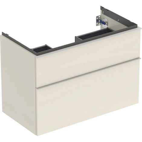 Geberit iCon mueble bajo lavabo, 2 cajones, 88,8x61,5x47,6 cm,