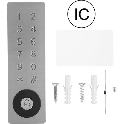 R372 Métal Imperméable Contrôleur d'Accès Porte par Mot de Passe et Carte Wiegand à Domicile (1/5)