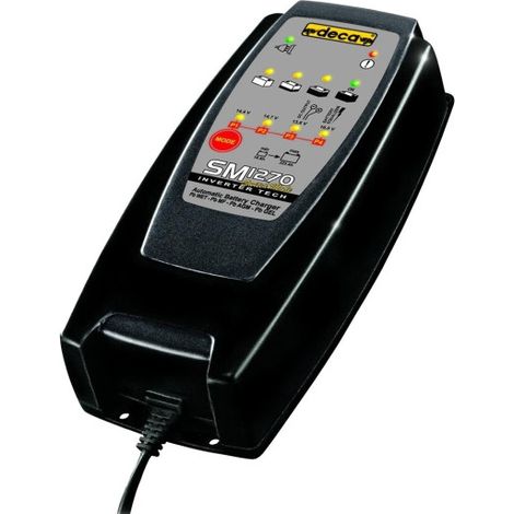 Deca Sm1270 Chargeur De Batterie Pour Moto Et Voiture 14ah à 225ah Chargeur De Batterie 12v