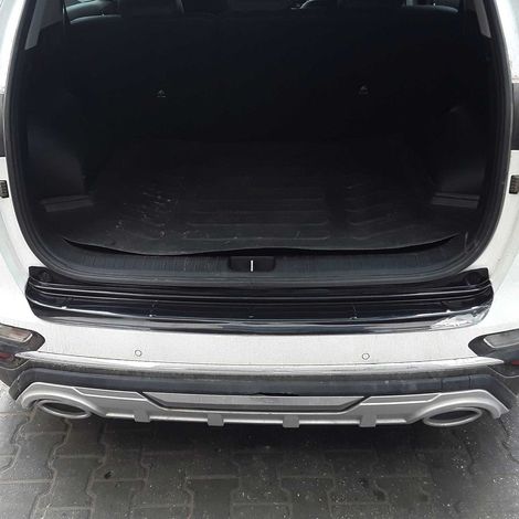OMAC Ladekantenschutz Stoßstangenschutz für Kia Sportage mk4 QL 2017-2018 Pre-FL – Acryl glänzend schwarz (1/5)