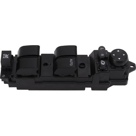 Mazda 2 6 (2008–2012) Fensterheberschalter D652-66-350A, schwarz, ABS, robust, Fahrerseite, Rechtslenker (1/5)