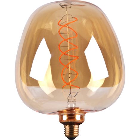 Lampadina LED Filament S190 Ambra E27 4W 260lm 1800K (1/4)