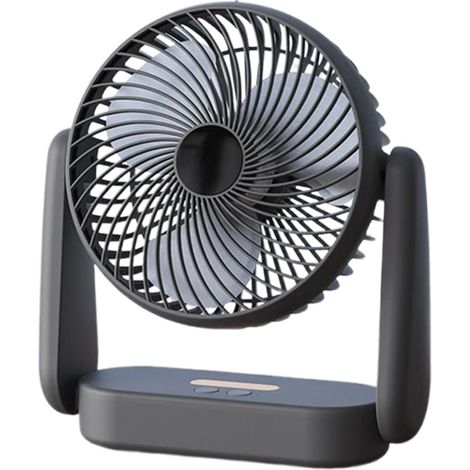 Petit Ventilateur de Bureau Silencieux 360° Orientable Rechargeable (1/5)