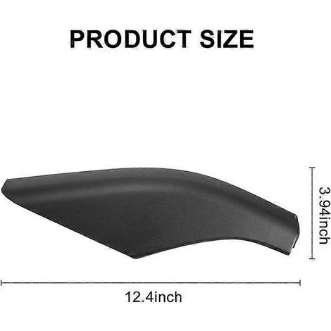 4PCS Capuchons Extrêmes en ABS Noir pour Barres de Rack, Coques de Protection Universelles, Embouts de Rail de Support, Accessoires de Finition pour Étagères (1/5)
