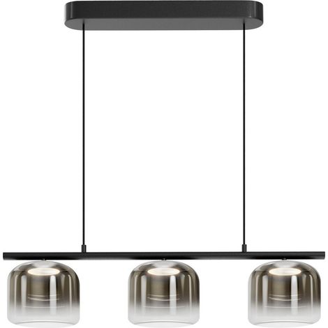 Maytoni Spirito Suspension LED Spirito noire 3000K à intensité variable