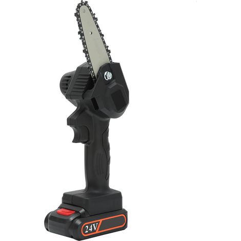 Mini scie élagage électrique FYD-001 – charge à main – noir – AC110-240V prise EU