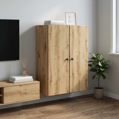 vidaXL Armoire Murale 66 x 34,5 x 90 cm Bois d'ingénierie (1/5)