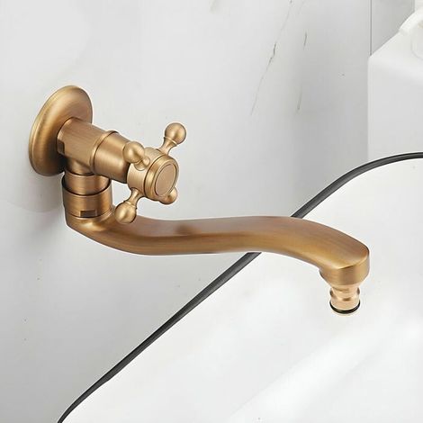 Robinet Mural - YYV - Lavabo Jardin - Laiton - Couleurs multiples - Rotation 360° (1/3)