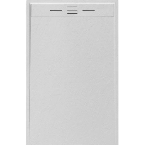 Essebagno Duschwanne aus Kunstharz 140 x 80 Schieferweiß