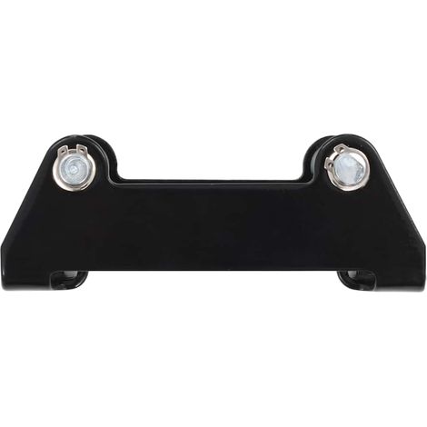Guide-câble à rouleaux pour treuil 1500-3000 lb en acier à 4 voies, noir et argenté (1/5)