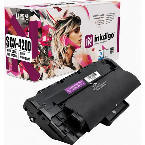 Toner Inkdigo SCX-D4200A compatibile con Samsung SCX-4200 SCX-4200F, certificato TÜV. (1/5)