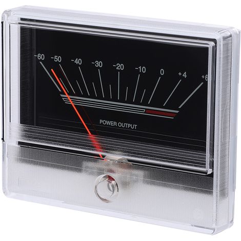 TN90ABGBS0538 Hochpräzises Mini-VU-Meter, dB-Verstärkerpegelmesser mit Hintergrundbeleuchtung (1/5)