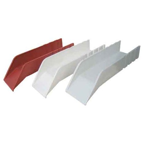 GOUTTEUR POUR BALCONS EN PLASTIQUE 25x8 cm - Gris