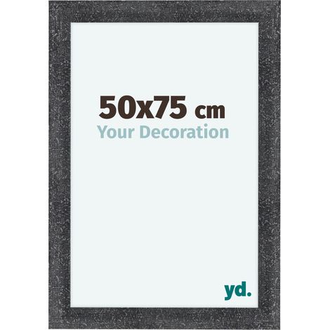 yd. - Cadre photo 50x75 - Gris Patine - MDF - Como (1/5)