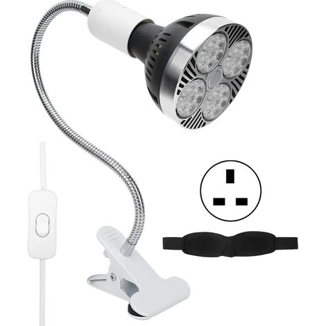 Lampe de thérapie lumineuse rouge 60W portable voyage, appareil physiothérapie chaleur infrarouge 110-240V prise UK (1/5)