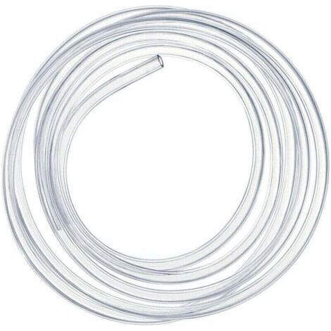 Tuyau Transparent de Pression 3 mètres, 10 × 12mm Tuyauterie Flexible Tube de PVC (1/4)