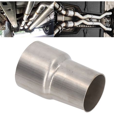Reduzieradapter (TU-BJG51) aus Edelstahl für Turbo-Auspuffrohre mit 2,5 Zoll auf 2 Zoll Innendurchmesser zur Fahrzeugmodifikation (1/5)