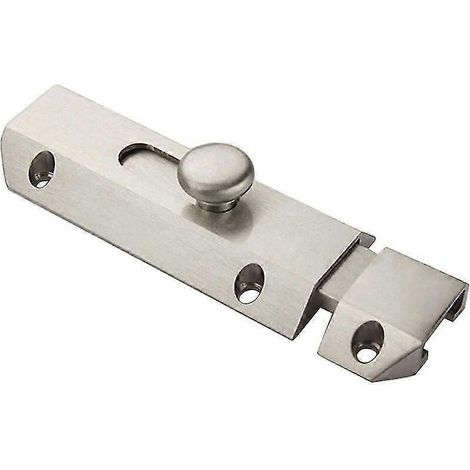 Verrou de porte coulissant Healwe en laiton pur épais, robuste, 1 pièce (1/5)