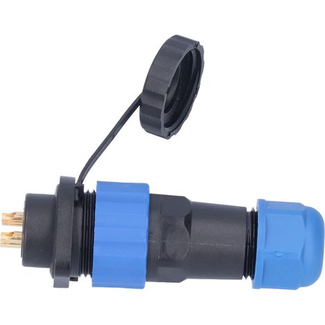 Fiche et prise étanche IP68 à bride aviation, adaptateur industriel AC380V SP204 contacts (380V 25A) (1/5)