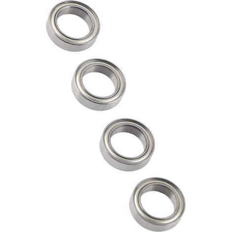 Kit de 4 roulements à billes 10x15x4mm en acier inoxydable pour modèles radiocommandés 1/10, compatible Arrma 3S et véhicules tout-terrain. (1/5)