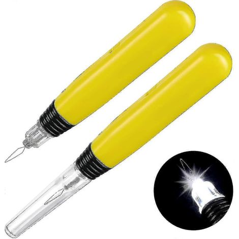Enfile-aiguille LED, outil de couture, boucle en fil de plastique lumineuse, enfile-aiguille DIY pour machine à coudre manuelle (1/5)