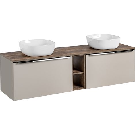 Mobile bagno doppio lavabo Éros talpa 180cm