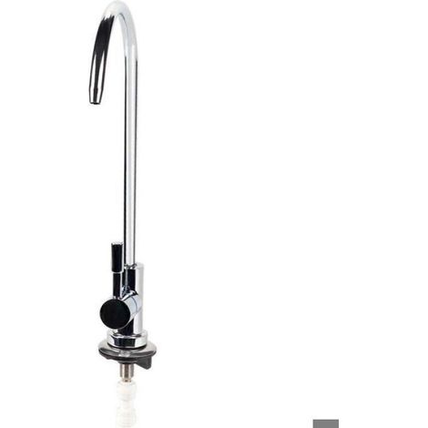 1 Robinet Monocommande, Acier Inoxydable 304, Rotation 360 Degrés, Filtre Eau, Osmose Inverse, Cuisine (1/4)