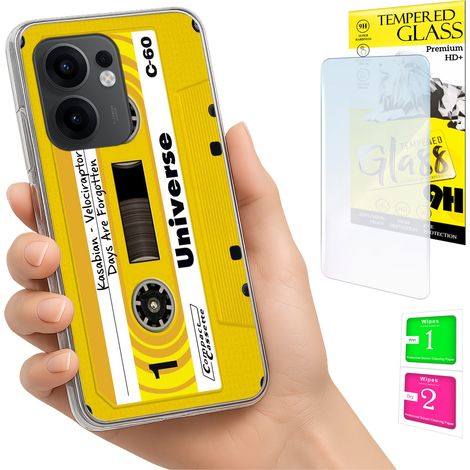 Custodia per Oppo Reno 13F 5G / 13 FS 5G, cover posteriore + vetro (1/5)