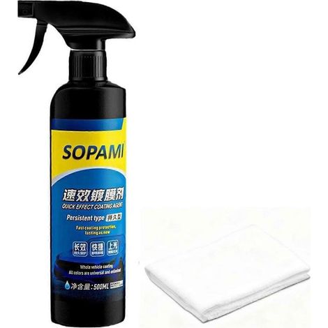 Cire hydrophobe pour voiture - Protection contre l'eau et la saleté, résistante aux intempéries, idéale pour une apparence impeccable et une brillance durable (1/5)