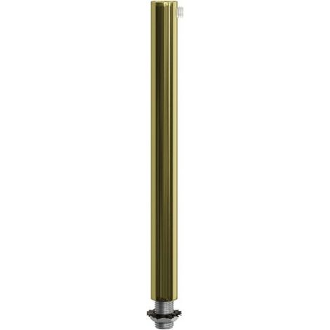 Serre-Câble Tubulaire  Laiton 150 mm : Fixation Métallique avec Tige, Écrou et Rondelle - Idéal pour Câbles Longs