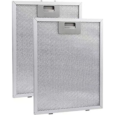 Filtre A Graisse - 300 x 240 x 9 mm - Acier Inoxydable 5 Couches - Pour Hotte Aspirante - Lot De 2
