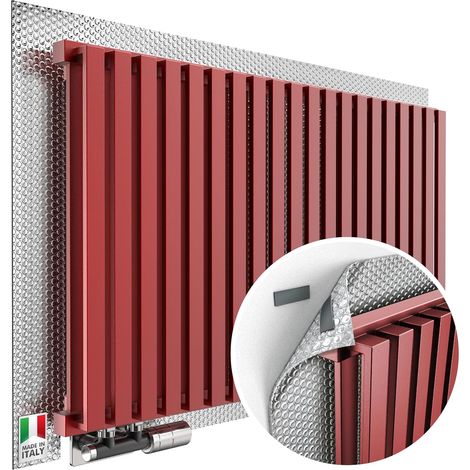 Panneau isolant pour radiateurs  isolation thermique et thermique pour radiateurs  300 x 75 cm  Fabriqué en Italie  Système de fixation magnétique anti-condensation  Économie d'énergie et (1/5)