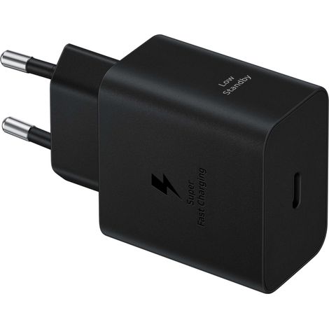 CARICA BATTERIA SAMSUNG 45W TYPE-C INCLUSO CAVO TYPE-C BLACK (1/4)