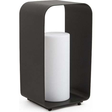 LAMPADA LED CON PORTA RIDLEY CON TELECOMANDO BIANCA (1/4)